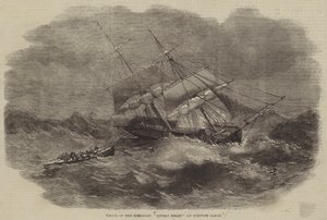 Wreck of the Schooner Lovely Nelly on Whitley Sands
